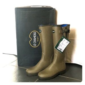 Le Chameau Vierzonord Wellington Green Boots